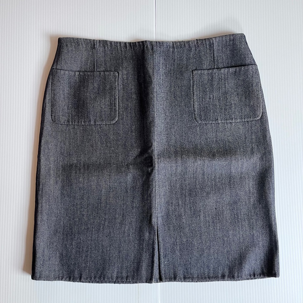 Celine Finition Main Denim Skirt EU44